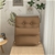 SOGA 4X 45cm Khaki Triangular Wedge Lumbar Pillow Headboard Home Decor