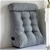 SOGA 45cm SilverTriangular Wedge Lumbar Pillow Headboard Home Decor