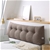SOGA 100cm Coffee Triangular Wedge Bed Pillow Headboard Cushion