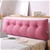 SOGA 2X 120cm Pink Triangular Wedge Bed Pillow Headboard Cushion
