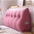 SOGA 150cm Pink Triangular Wedge Bed Pillow Headboard Cushion