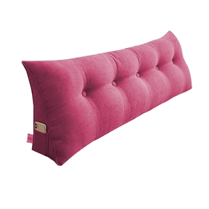 SOGA 180cm Pink Triangular Wedge Bed Pil