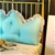 SOGA 120cm Light Blue Princess Bed Pillow Headboard Backrest Cushion