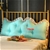 SOGA 4X 120cm Light Blue Princess Bed Pillow Headboard Backrest Cushion