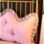SOGA 180cm Pink Princess Bed Pillow Headboard Backrest Cushion