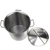 SOGA Stock Pot 12L Top Grade Thick Stainless Steel Stockpot 18/10 W/out Lid