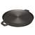SOGA 40cm Round Ribbed Cast Iron Frying Pan Skillet Non-stick w/ Handle