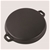 SOGA 40cm Round Ribbed Cast Iron Frying Pan Skillet Non-stick w/ Handle
