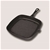 SOGA 23.5cm Square Ribbed Cast Iron Frying Pan Skillet Non-stick w/ Handle