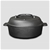 SOGA 2X 28cm Cast Iron Dutch Oven Pre-Seasoned Camping Stew Pot with Lid