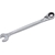 SIDCHROME 1/2" Geared Combo Spanner with Reversible Wrench and Anti-Slip De