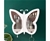 SOGA White Butterfly Shape Wall-Mounted Makeup Organiser Waterproof