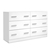 Artiss 6 Chest of Drawers Cabinet Dresser Tallboy Storage Bedroom White