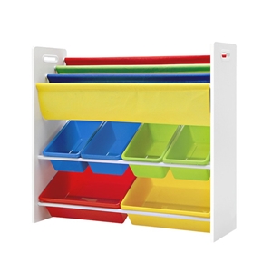 Keezi Kids Bookcase s Bookshelf Toy Stor