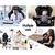 Gaming Chair Office Extra Large Pillow Racing Executive Footrest ALFORDSON