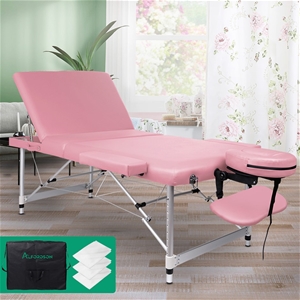 Massage Table 3 Fold 85cm Portable Alumi