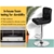 Bar Stools 2x Ralph Kitchen Swivel Chair Leather Gas Lift BLACK ALFORDSON