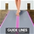 8m x 1m Air Track Inflatable Gymnastics Mat Tumbling - Grey Pink