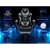 Gaming Chair Lumbar Massage Office Racing Seat PU Leather Grey ALFORDSON
