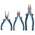 3 x BERENT Pliers, Comprising; Combo 200mm, Long Nose 150mm & Side Cutter 1