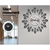 Artiss Wall Clock 60cm Large 3D Modern Crystal Luxury Silent Rnd Home Decor