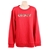 DKNY Women's Sequenced Pullover, Size L, Cotton/ Polyester, Red. Buyers Not