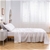Natural Home Vintage Washed Hemp Linen Sheet Set White Queen Bed