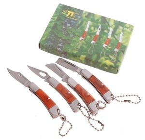 2 x Sets of 4 Mini Pocket Knives 50mm Cl
