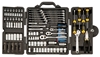 STANLEY 176 Piece Tool Kit With Carry Case, 1/4, 3/8, And 1/2 Drive. NB: Mi