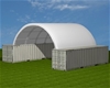2022 Unused Extra Heavy Duty 40ft Container shelter