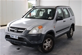 Unreserved 2002 Honda CR-V RD Automatic Wagon
