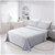 Dreamaker 1500TC Cotton Rich Sateen Sheet Set Dove Grey Double Bed