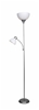 Sherwood Lighting Sprout Flour Uplighter and Reading Floor Lamp - White