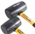 2 x TOLSEN Rubber Mallets 450g & 900g with Fibreglass Handles. Buyers Note