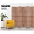 Artiss 8 Panel Room Divider Screen Privacy Timber Foldable Stand Natural