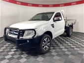 2012 Ford Ranger XL 4X4 PX T/D Automatic Cab Chassis