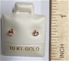 10KT Gold pendant with PINK TOURMALINE Gemstone