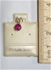 Sterling Silver pendant with RUBY Gemstone