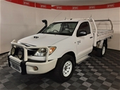 2008 Toyota Hilux 4X4 SR Turbo Diesel Manual Cab Chassis