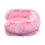 Charlie's Shaggy Faux Fur Memory Foam Sofa Bed Ombre Pink Small