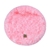 Charlie's Shaggy Faux Fur Round Padded Lounge Mat Ombre Pink Small
