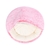 Charlie's Faux Fur Hooded Round Pet Cave Ombre Pink Large
