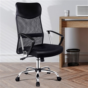 Mesh Office Chair Executive Fabric Seat 