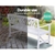 Gardeon Wooden Garden Bench 3 Seat Patio Furniture Outdoor Lounge Chair