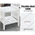 Gardeon Wooden Chair Table Loveseat Outdoor Furniture Patio Park White