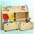 Keezi Kids Bookcase Bookshelf Toy Storage Box Organizer Display Rack
