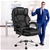 Office Chair Executive Gaming Racer PU Leather Seat Recliner ALFORDSON