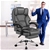 Office Chair Gaming Executive Racer PU Leather Seat Recliner ALFORDSON