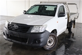 2014 Toyota Hilux 4X2 WORKMATE TGN16R Manual Cab Chassis