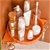 SOGA Orange 360 Wall-Mounted Rotating Bathroom Organiser Vanity Storage